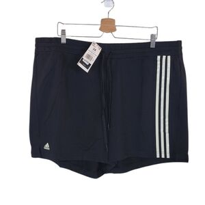 ADIDAS x Zoe Saldana Collection Black French Terry Shorts Size 3X